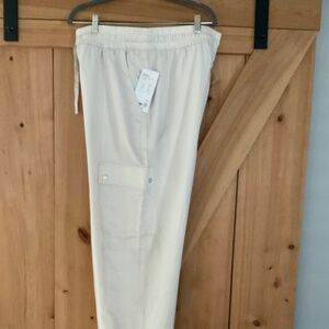 Athleta Celestial High Rise Utility Pant, Bone color, Size L